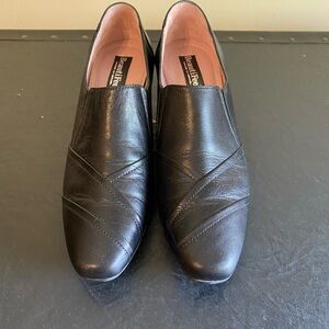 Beautifeel Women’s Black Leather Upper Slip-on Shoe Booties, Size 39 (US 8-8.5)